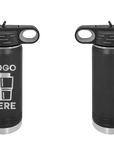 Polar Camel Water Bottle Black Laser Engrave