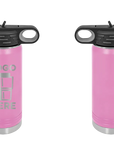 Polar Camel Water Bottle Light Purple Laser Engrave