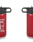 Polar Camel Water Bottle Maroon Laser Engrave