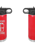 Polar Camel Water Bottle Red Laser Engrave