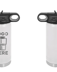 Polar Camel Water Bottle White Laser Engrave