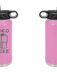 Polar Camel Water Bottle Light Purple Laser Engrave