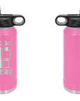 Polar Camel Water Bottle Pink Laser Engrave