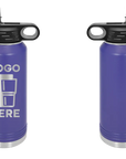 Polar Camel Water Bottle Purple Laser Engrave