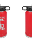 Polar Camel Water Bottle Red Laser Engrave
