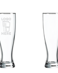 Pilsner Glass Laser Engrave