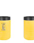 Polar Camel Can Holder Yellow Laser Engrave