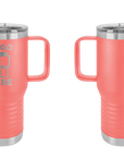 Polar Camel Handle Mug Coral Laser Engrave