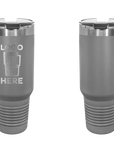 Polar Camel Straw Lid Mug Dark Gray Laser Engrave