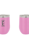 Polar Camel Stemless Wine Tumbler Light Purple Laser Engrave