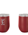 Polar Camel Stemless Wine Tumbler Maroon Laser Engrave