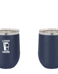 Polar Camel Stemless Wine Tumbler Navy Color Print