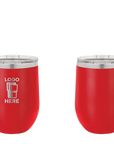 Polar Camel Stemless Wine Tumbler Red Laser Engrave