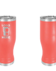 Polar Camel Pilsner Tumbler Coral Laser Engrave
