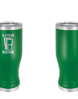 Polar Camel Pilsner Tumbler Green Laser Engrave