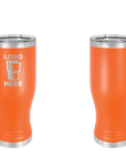 Polar Camel Pilsner Tumbler Orange Laser Engrave