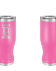 Polar Camel Pilsner Tumbler Pink Laser Engrave