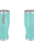 Polar Camel Pilsner Tumbler Teal Laser Engrave