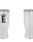 Polar Camel Pilsner Tumbler White Laser Engrave
