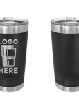 Polar Camel Pint Tumbler Black Laser Engrave