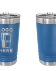 Polar Camel Pint Tumbler Royal Blue Laser Engrave