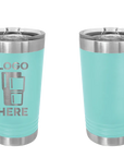 Polar Camel Pint Tumbler Teal Laser Engrave