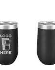 Polar Camel Stemless Wine Tumbler Black Laser Engrave