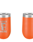 Polar Camel Stemless Wine Tumbler Orange Laser Engrave