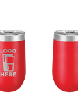 Polar Camel Stemless Wine Tumbler Red Laser Engrave