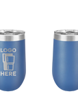 Polar Camel Stemless Wine Tumbler Royal Blue Laser Engrave