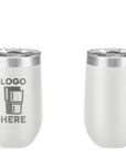 Polar Camel Stemless Wine Tumbler White Laser Engrave