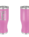 Polar Camel Pilsner Tumbler Light Purple Laser Engrave