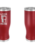 Polar Camel Pilsner Tumbler Maroon Laser Engrave