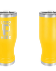 Polar Camel Pilsner Tumbler Yellow Laser Engrave