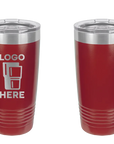 Polar Camel Ringneck Tumbler Maroon Laser Engrave