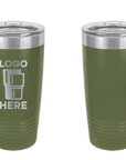 Polar Camel Ringneck Tumbler Olive Laser Engrave