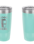 Polar Camel Ringneck Tumbler Teal Laser Engrave