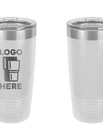 Polar Camel Ringneck Tumbler White Laser Engrave