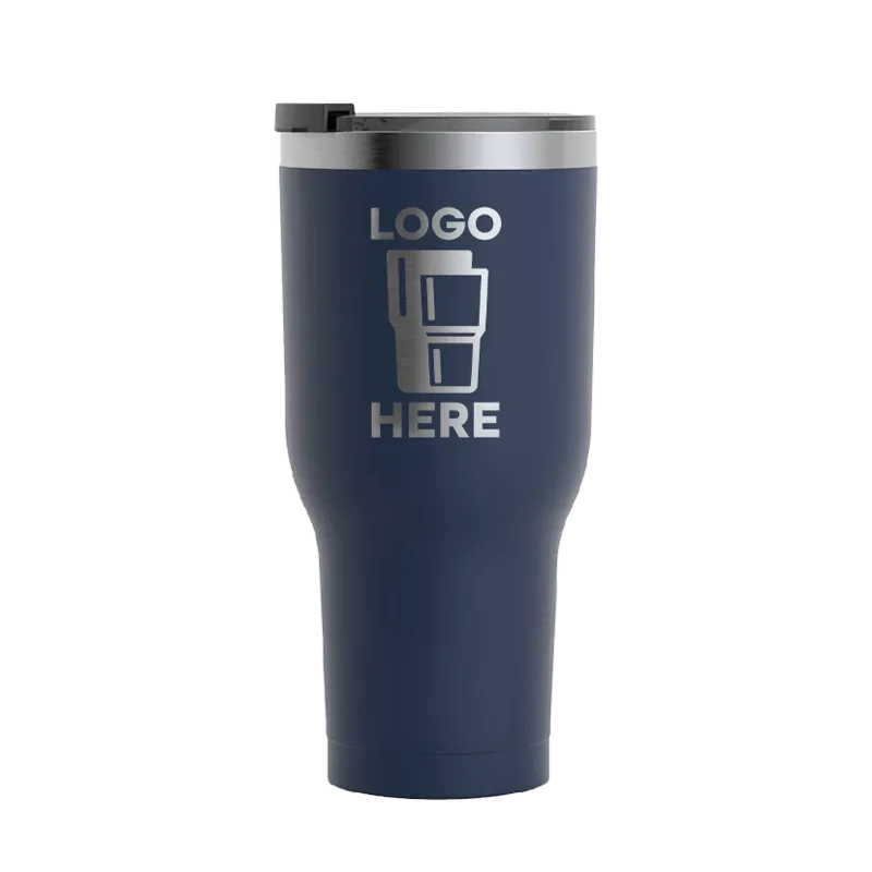 Laser Engraved RTIC Travel Mug - 16 oz - Graphite