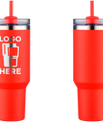 Handle Tumbler Red Laser Engrave