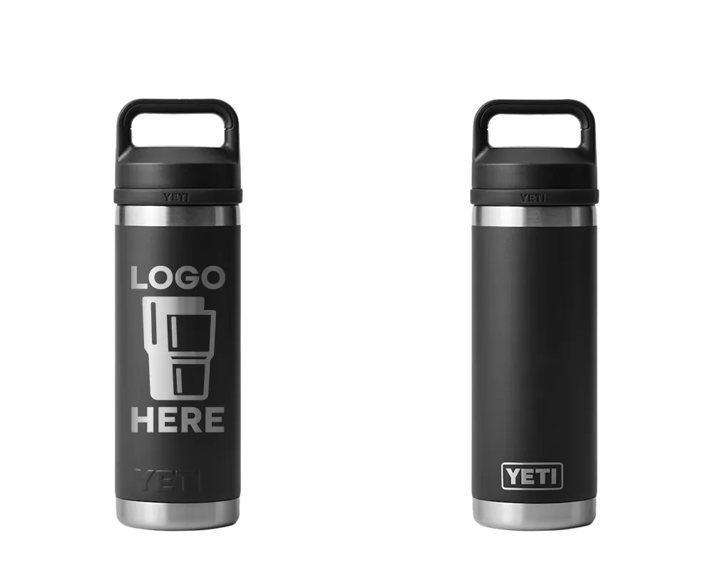 Yeti Rambler Black 18 oz With Chug Cap - Shop Online Now