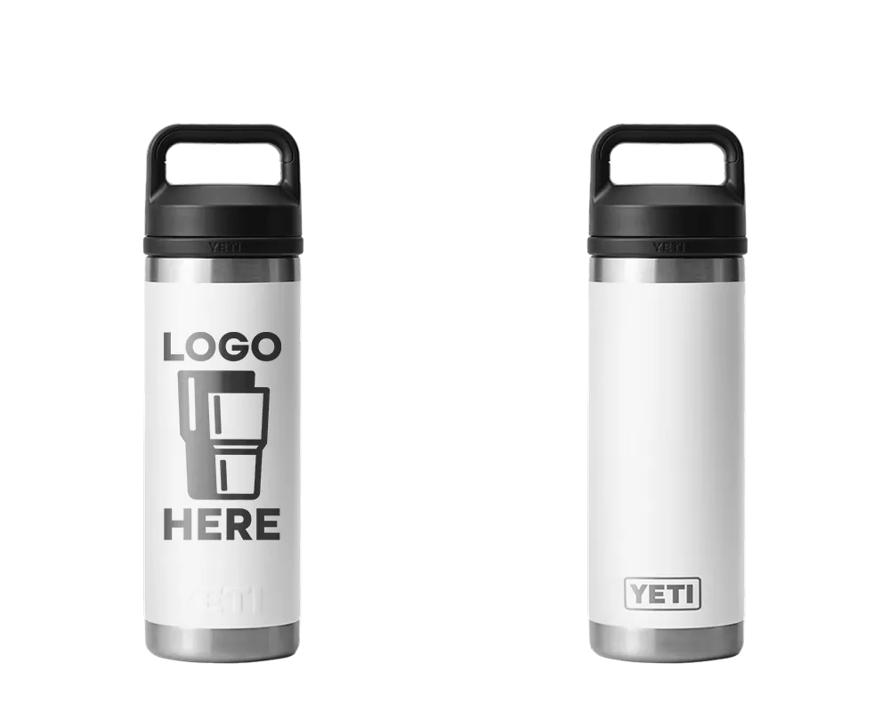 YETI Rambler Bottle White Laser Engrave