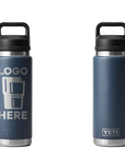 YETI Rambler Bottle Navy Laser Engrave