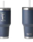 YETI Rambler Mug Navy Laser Engrave