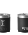YETI Rambler Lowball Black Laser Engrave