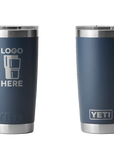 YETI Rambler Tumbler Navy Laser Engrave