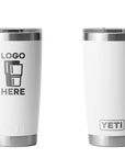 YETI Rambler Tumbler White Laser Engrave