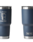 YETI Rambler Tumbler Navy Laser Engrave