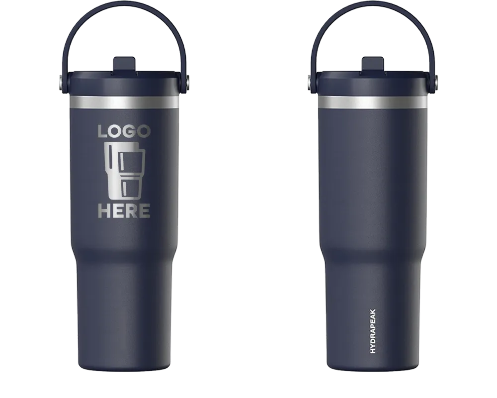 Hydrapeak Nomad Tumbler Navy Laser Engrave