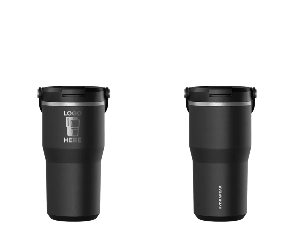 Hydrapeak Nomad Tumbler Black Laser Engrave